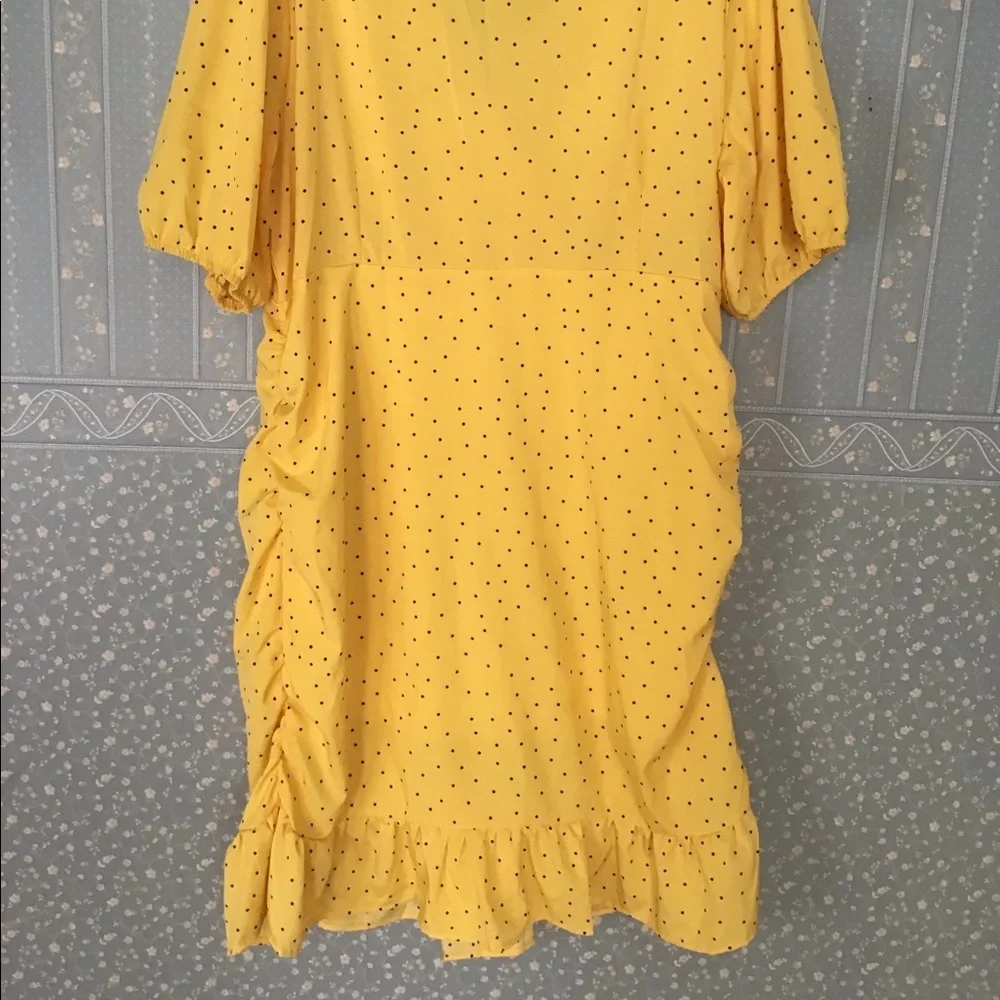 Yellow polka dot dress new - Picture 9 of 10